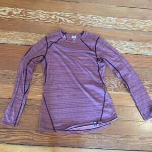 REI Long Sleeve Base Layer, Size M
